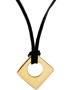 RENATO CIPULLO Blocco 18K Diamond Necklace - Metallic