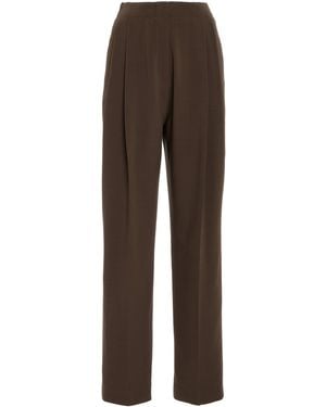TOVE Roan High-Rise Straight-Leg Trousers - Brown