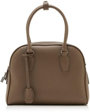 The Row India 10 Leather Bag - Brown