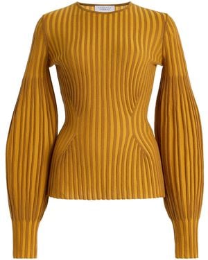 Gabriela Hearst Thalassa Wool Jumper - Yellow
