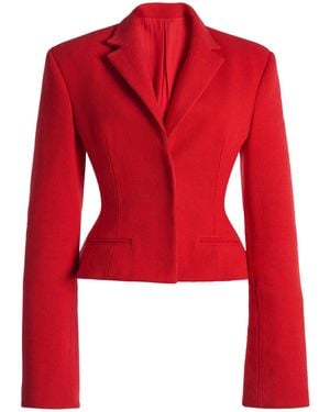 Christopher Esber Marnette Cotton-Twill Blazer - Red