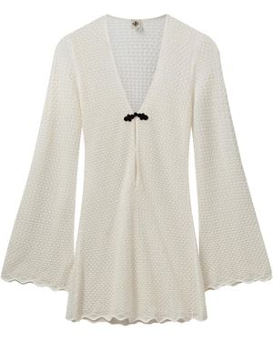 THE GARMENT Tanzania Knit Cotton Mini Dress - White