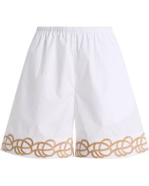 By Malene Birger Exclusive Siona Cotton Shorts - White