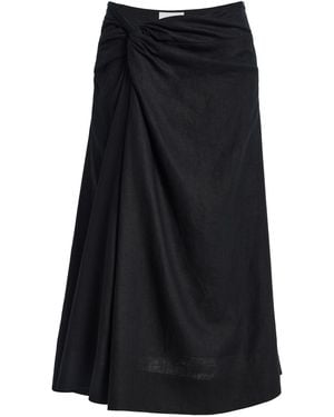 Merlette Mehar Linen Skirt - Black