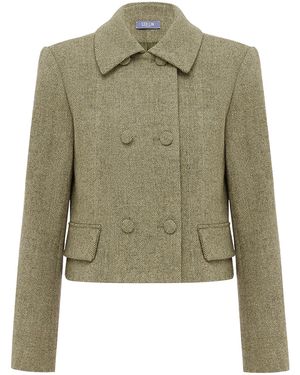 LEO LIN Louisa Wool Jacket - Green