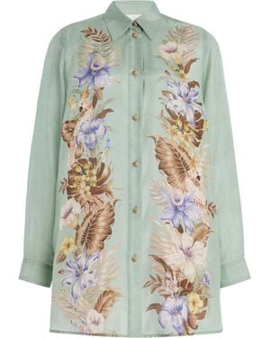 Zimmermann Coco Silk Organza Shirt - White