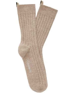 Comme Si The Cashmere Sock - Natural