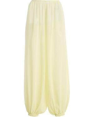 Frankie Shop Mio Chiffon Balloon Trousers - Yellow