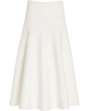 Frankie Shop Exclusive Gabrielle Knit Midi Skirt - White