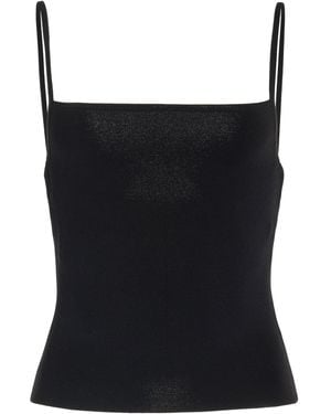 Matteau Square Tank Top - Black