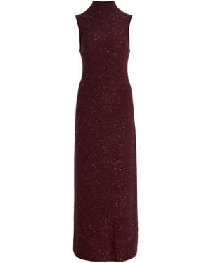 Altuzarra Marian Knit Maxi Dress - Purple