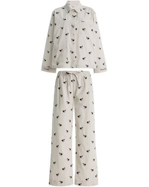 Sea Ruthie Cotton Pj Set - White