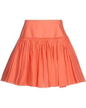 Alaïa Basque Cotton-Blend Mini Skirt - Red