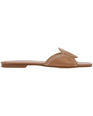 DI GAÏA Lucia Leather Sandals - White