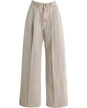 RÙADH Exclusive The Archer Rigid High-Rise Wide-Leg Jeans - White