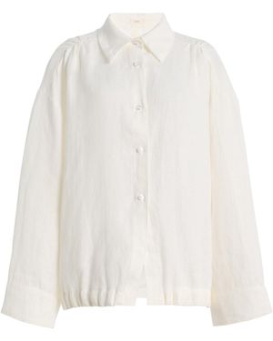 ELCE Maris Linen Shirt - White