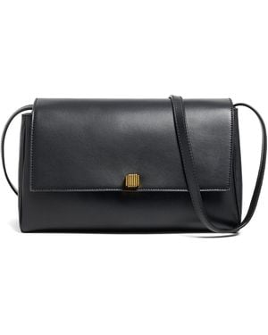 Khaite Audrey Leather Crossbody Bag - Black