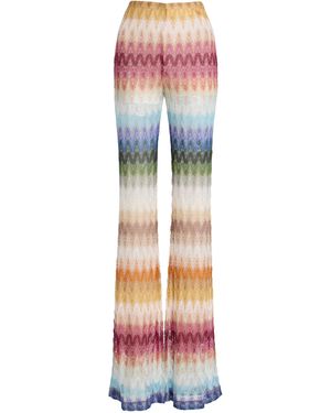 Missoni Multicoloured Flared Trousers