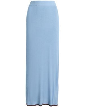 Third Form Bound Knit Midi Skirt - Blue