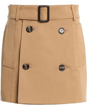 Franchise Solène Cotton Mini Skirt - Natural