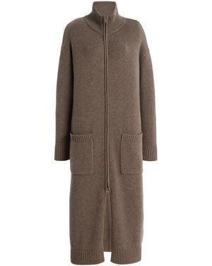 Lisa Yang Cloverie Cashmere Cardigan Coat - Brown