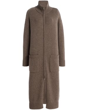 Lisa Yang Cloverie Cashmere Cardigan Coat - Brown