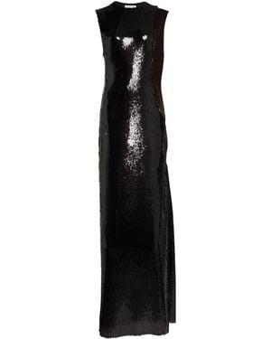 Christopher Esber Opaline Infinity Sequinned Maxi Dress - Black