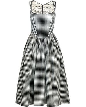 Lena Hoschek Tessa Cotton-Blend Midi Dress - Multicolour