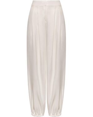 ANDRES OTALORA Mar Profundo Wide-Leg Trousers - White