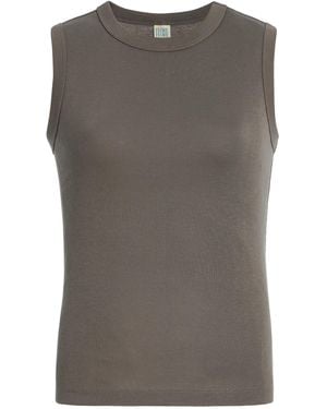 Flore Flore Esmé Cotton Tank Top - Grey