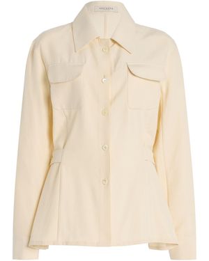 Giuliva Heritage The Gea Silk Shirt - Natural