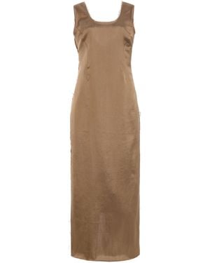 Kallmeyer Isadora Wool-Blend Gown - Natural