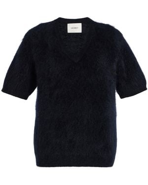 Lisa Yang Lovisa Brushed Cashmere T-shirt - Blue