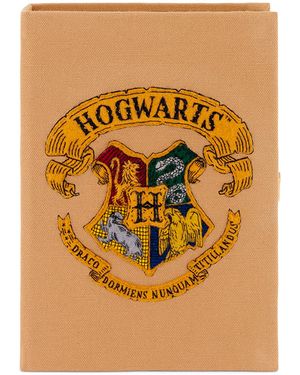 Olympia Le-Tan The Hogwarts Crest Clutch - Metallic
