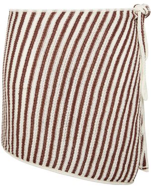 Onia Knitted Linen Mini Sarong - White