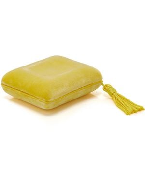 Sophie Bille Brahe Velvet Jewelry Case - Yellow
