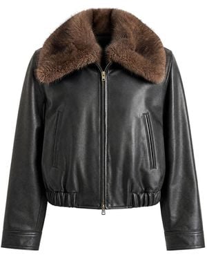 Charoux Ani Leather Jacket - Black