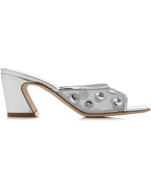 IZIE Chester Mesh Mules - Metallic