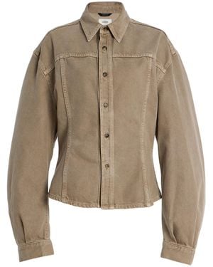 Haikure Lee Denim Shirt Jacket - Natural