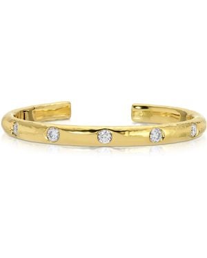 Octavia Elizabeth 18K Diamond Cuff Bracelet - Metallic
