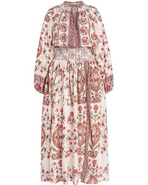 BOTEH Ceres Shirred Maxi Dress