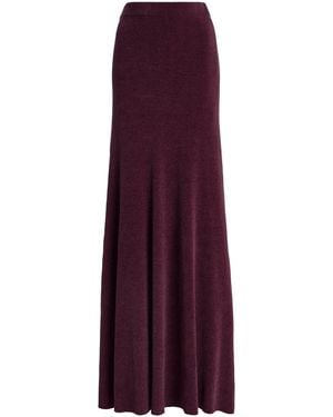 Gabriela Hearst Muir Silk Maxi Skirt - Purple