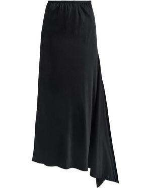 All Three Alex Silk Maxi Skirt - Black