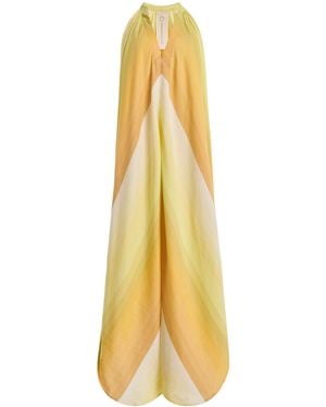 Marrakshi Life Exclusive The Halter Cotton Dress - Yellow