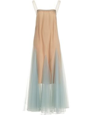 Kamperett Camille Layered Dress - White