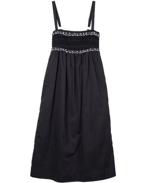 Ciao Lucia Dalla Cotton Dress - Black