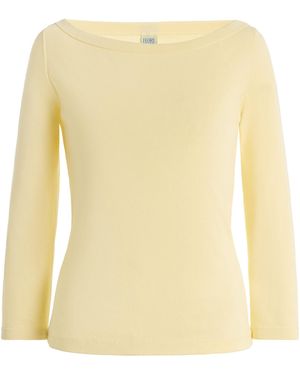 Flore Flore Steffi Cotton T-Shirt - Yellow
