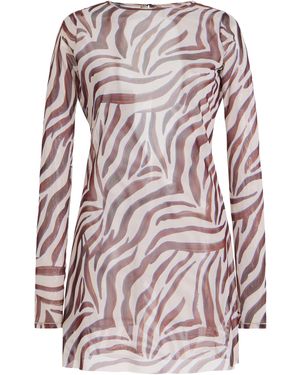 Bondeye Gisele 2.0 Mesh Mini Dress - Pink