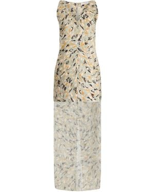 Altuzarra Katrin Chiffon Maxi Dress - Natural