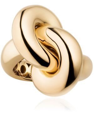 Engelbert 1920 Legacy Knot Ring; 18K; Big - Metallic